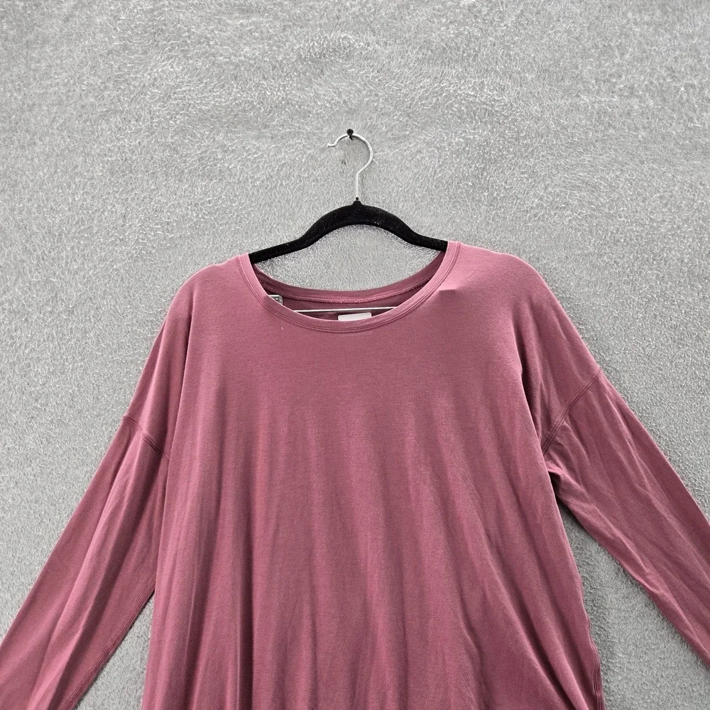 Lululemon Women Shirt 8 Pink To The Point Activewear Crew Neck READ